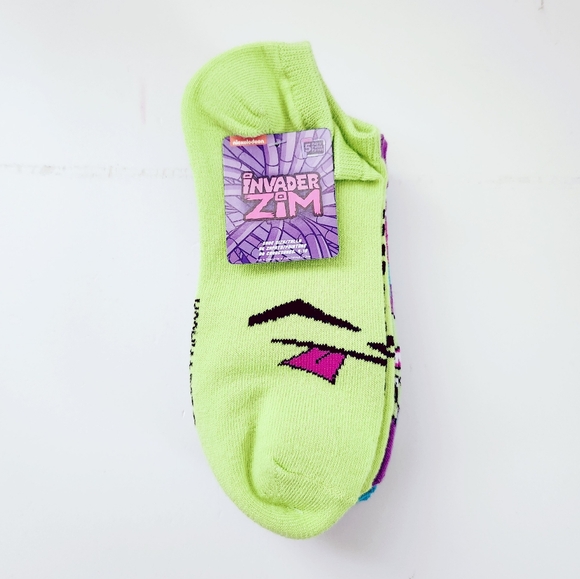 Nickelodeon Invader Zim No-Show Socks - Picture 4 of 7